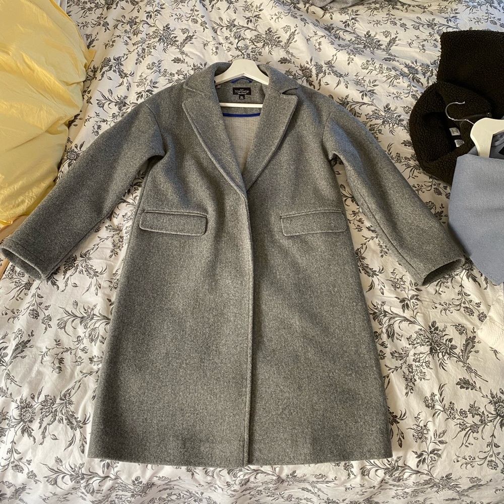 Gray Peacoat - image 1